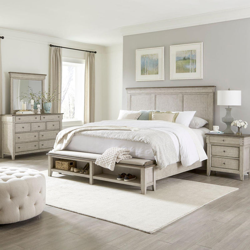  Liberty Furniture Industries Inc. Ivy Hollow 457-BR-KMSDMN 6 pc King Mantle Storage Bedroom Set IMAGE 1
