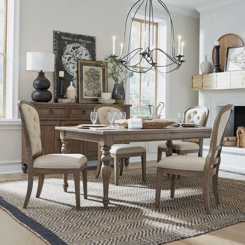  Liberty Furniture Industries Inc. Americana Farmhouse 615-DR-O5LTS 5 pc Dining Set IMAGE 1
