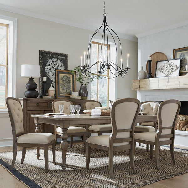  Liberty Furniture Industries Inc. Americana Farmhouse 615-DR-O7LGS 7 pc Dining Set IMAGE 1