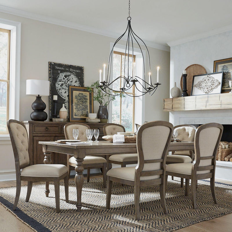  Liberty Furniture Industries Inc. Americana Farmhouse 615-DR-O7LGS 7 pc Dining Set IMAGE 1