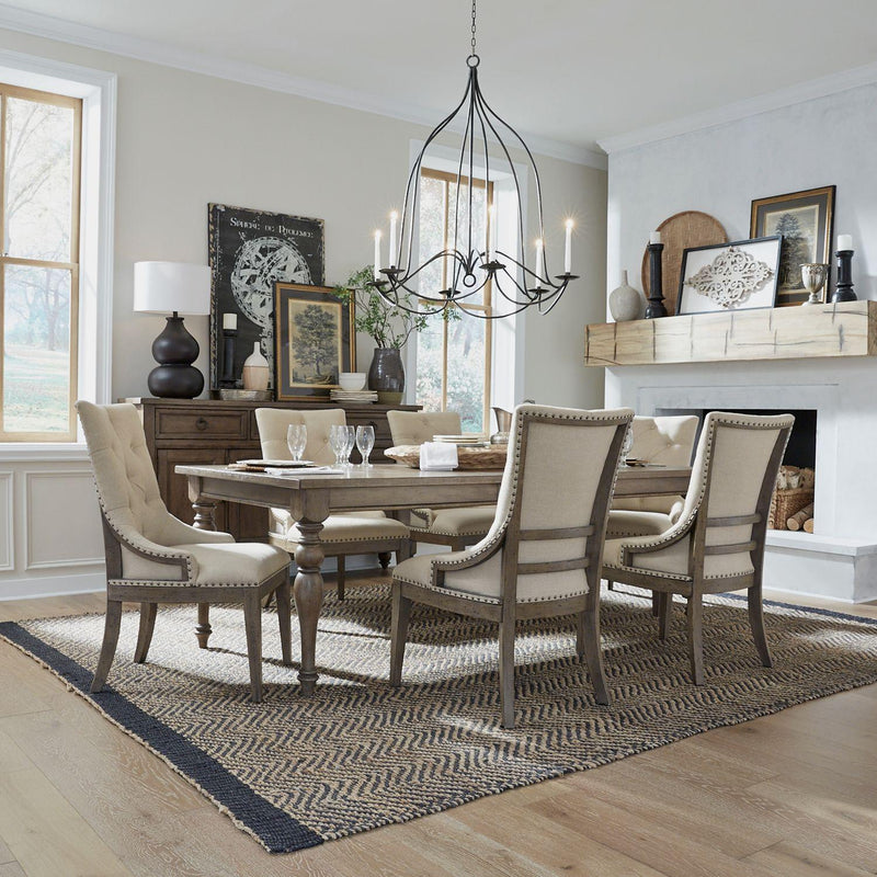  Liberty Furniture Industries Inc. Americana Farmhouse 615-DR-7LGS 7 pc Dining Set IMAGE 1