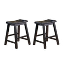 Homelegance Saddleback Stool 5302BK-18 IMAGE 1