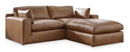 Signature Design by Ashley Emilia 30901S1 2 pc Sectional Loveseat with ottoman