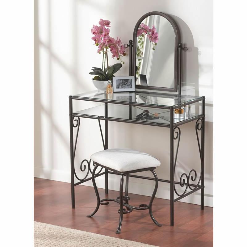 Linon Vanity Set 58950MTl-01-KD-U IMAGE 2