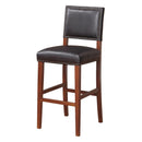 Linon Brook Pub Height Stool 0233BLK01U IMAGE 1