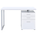  Coaster Furniture Brennan 800325 47-inch 3-Drawer Office Computer Desk - White IMAGE 4