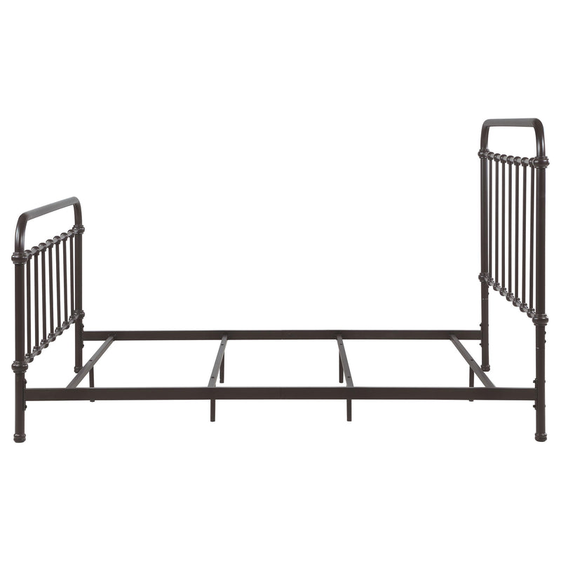 Coaster Furniture Livingston 300399KW Metal California King Open Frame Bed - Dark Bronze IMAGE 4