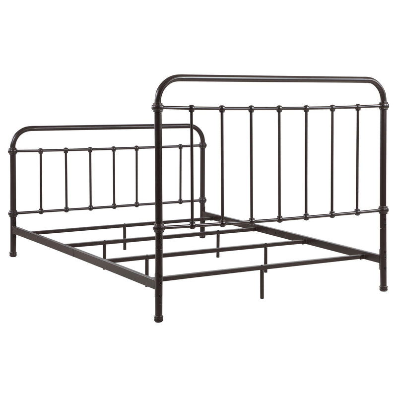 Coaster Furniture Livingston 300399KW Metal California King Open Frame Bed - Dark Bronze IMAGE 5
