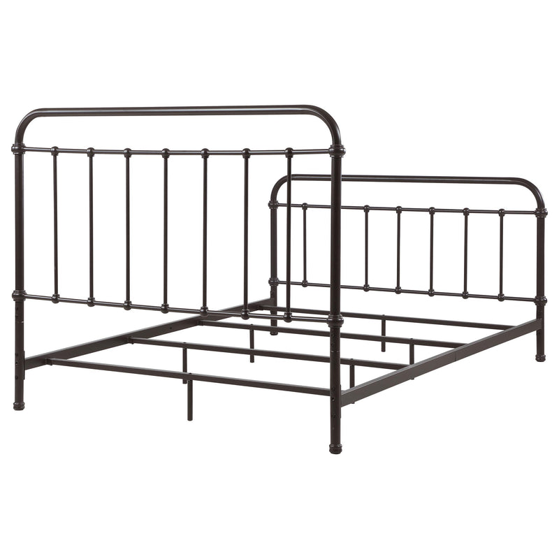 Coaster Furniture Livingston 300399KW Metal California King Open Frame Bed - Dark Bronze IMAGE 7