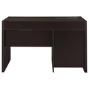  Coaster Furniture Halston 800702 47-inch 2-Drawer Office Desk with Cabinet - Cappuccino IMAGE 4