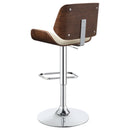 Coaster Furniture Folsom 130503 Upholstered Adjustable Bar Stool - Ecru and Chrome IMAGE 5