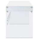  Coaster Furniture Dobrev 800829 48-inch 2-Drawer Writing Desk - White High Gloss IMAGE 9