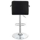 Coaster Furniture Palomar 121095 Adjustable Height Bar Stool - Black and Chrome IMAGE 5