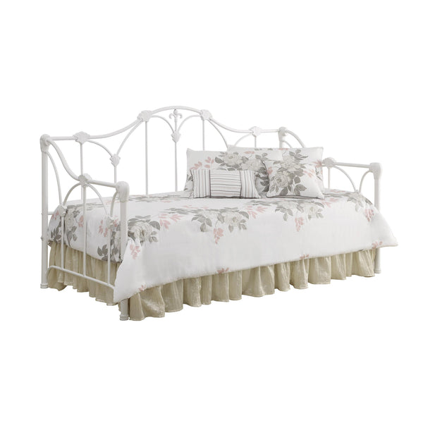 Coaster Furniture Halladay 300216 Metal Twin Daybed - White IMAGE 1