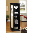 Coaster Furniture Robinsons 910083 Swivel Accent Cabinet with Cork Board - Black IMAGE 3