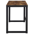  Coaster Furniture Estrella 800655 47-inch Engineered Wood Writing Desk - Rustic Nutmeg IMAGE 4