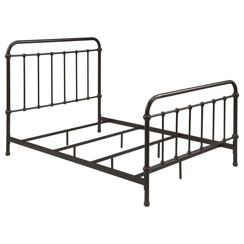 Coaster Furniture Livingston 300399F Metal Full Open Frame Bed - Dark Bronze IMAGE 1