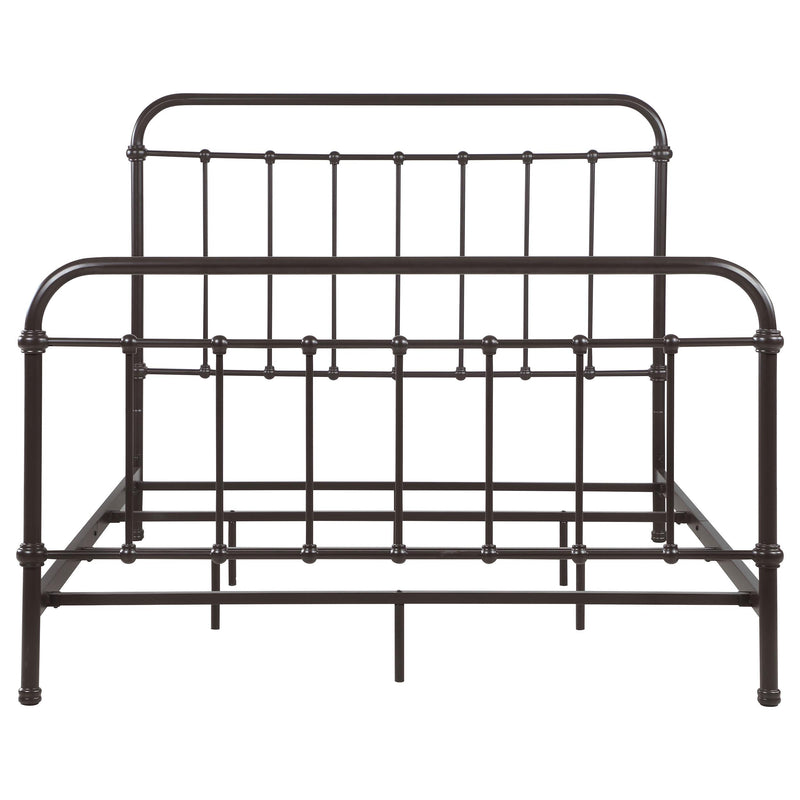 Coaster Furniture Livingston 300399Q Metal Queen Open Frame Bed - Dark Bronze IMAGE 2