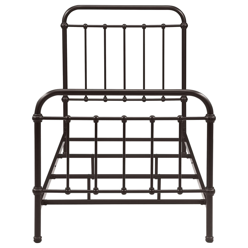 Coaster Furniture Livingston 300399T Metal Twin Open Frame Bed - Dark Bronze IMAGE 2