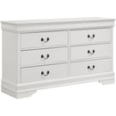  Coaster Furniture Louis Philippe 202441T-S4 6 pc Twin Sleigh Bedroom Set IMAGE 4