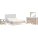  Signature Design by Ashley Cadmori B2615B19 6 pc King Panel Bedroom Set IMAGE 1