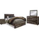  Benchcraft Derekson B200B51 7 pc King Storage Panel Bedroom Set IMAGE 1