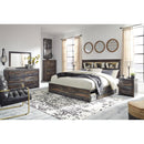  Signature Design by Ashley Drystan B211B80 8 pc King Bookcase Bedroom Set IMAGE 1