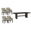  Signature Design by Ashley Burkhaus D984D10 5 pc Dining Set IMAGE 1