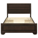 Coaster Furniture Kauffman 204390Q Wood Queen Storage Panel Bed - Dark Cocoa IMAGE 5