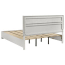 Coaster Furniture Miranda 205111KW 51-inch Wood California King Storage Panel Bed - White IMAGE 4