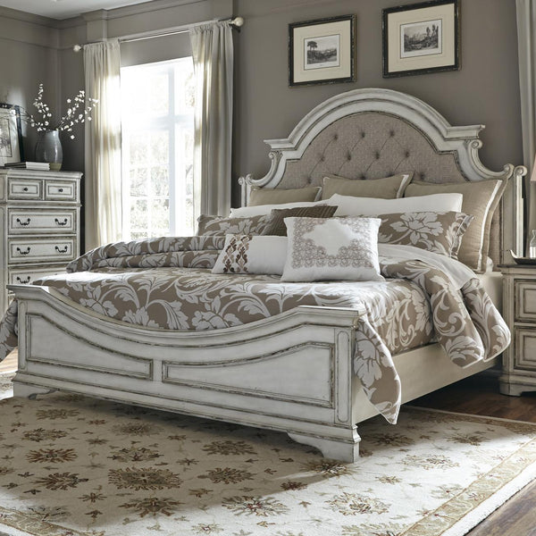  Liberty Furniture Industries Inc. Magnolia Manor Queen Upholstered Panel Bed 244-BR-QUB IMAGE 1