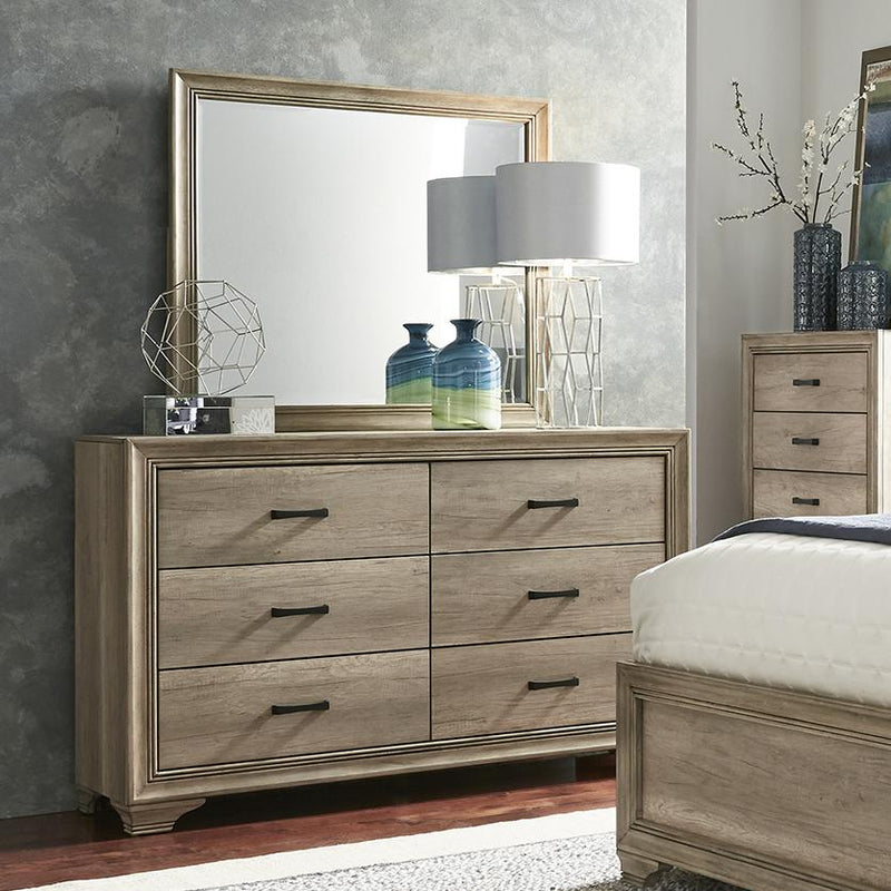  Liberty Furniture Industries Inc. Sun Valley Dresser Mirror 439-BR51 IMAGE 2