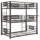 Coaster Furniture Rogen 460394T Metal Twin Triple Bunk Bed - Dark Bronze IMAGE 4