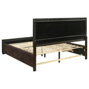 Coaster Furniture Kauffman 204390KW Wood California King Storage Panel Bed - Dark Cocoa IMAGE 7