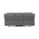 Coaster Furniture Higgins 602261 Upholstered Motion Reclining Sofa - Grey IMAGE 4