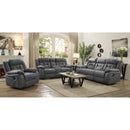 Coaster Furniture Higgins 602261 Upholstered Motion Reclining Sofa - Grey IMAGE 7