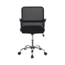 Coaster Furniture Gerta 801319 Upholstered Adjustable Mesh Office Desk Chair - Black IMAGE 4