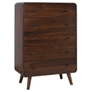 Coaster Furniture Robyn 205135 5-Drawer Bedroom Chest of Drawers - Dark Walnut IMAGE 1