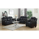 Coaster Furniture Finley 506553 Upholstered Padded Arm Tufted Accent Chair - Black IMAGE 8