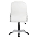 Coaster Furniture Kaffir 801140 Upholstered Adjustable Home Office Desk Chair - White IMAGE 6