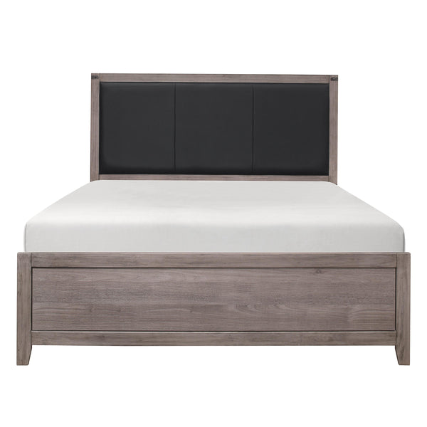 Homelegance Woodrow Full Upholstered Panel Bed 2042F-1* IMAGE 1
