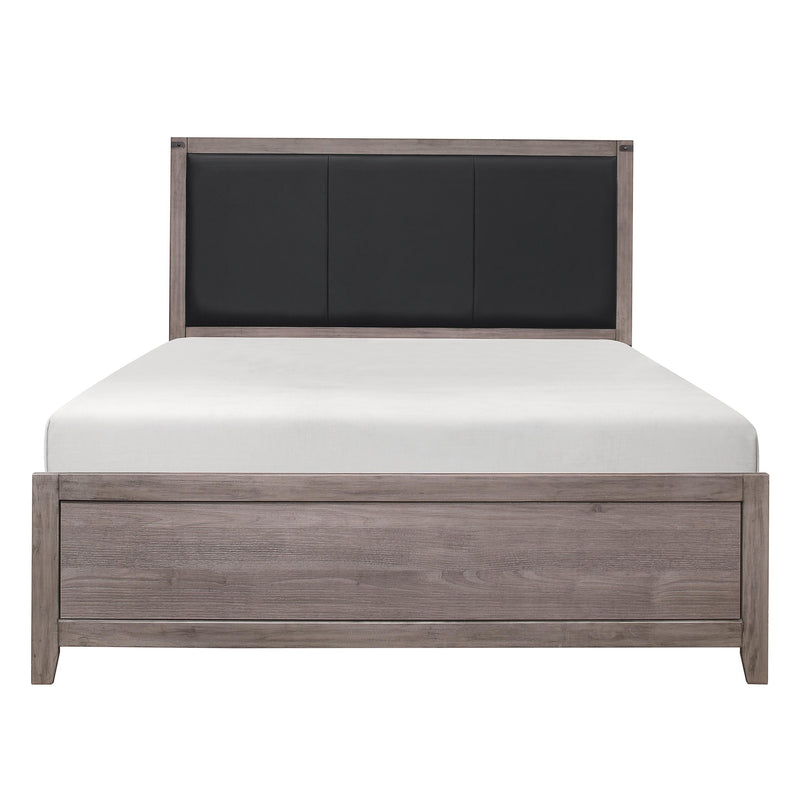 Homelegance Woodrow Full Upholstered Panel Bed 2042F-1* IMAGE 1
