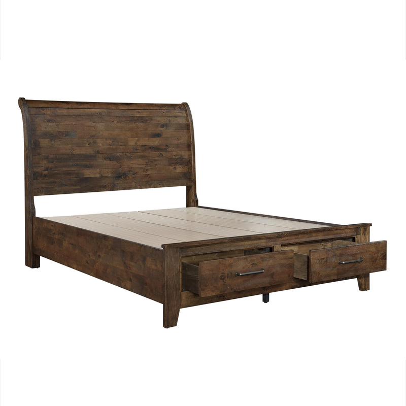 Homelegance Jerrick California King Sleigh Bed with Storage 1957K-1CK* IMAGE 6
