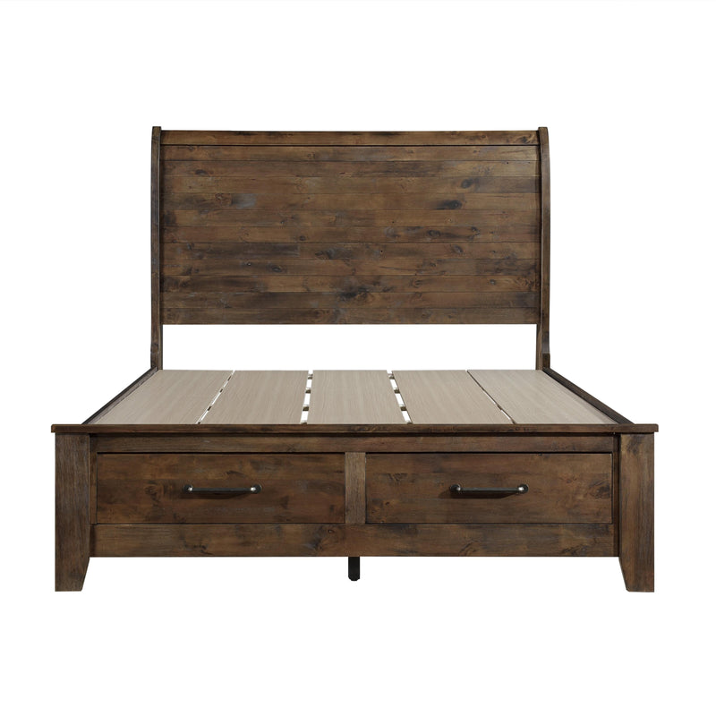 Homelegance Jerrick King Sleigh Bed with Storage 1957K-1EK* IMAGE 2