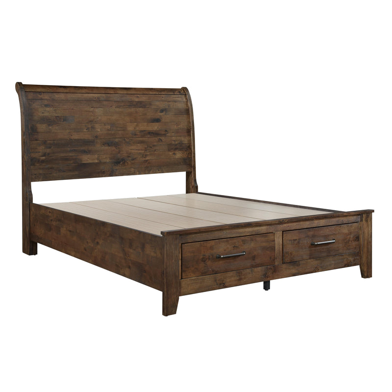 Homelegance Jerrick King Sleigh Bed with Storage 1957K-1EK* IMAGE 4