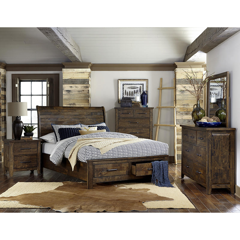 Homelegance Jerrick King Sleigh Bed with Storage 1957K-1EK* IMAGE 7