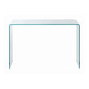 Coaster Furniture Ripley 705329 Tempered Bent Glass Entryway Console Table - Clear IMAGE 2