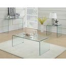 Coaster Furniture Ripley 705329 Tempered Bent Glass Entryway Console Table - Clear IMAGE 5