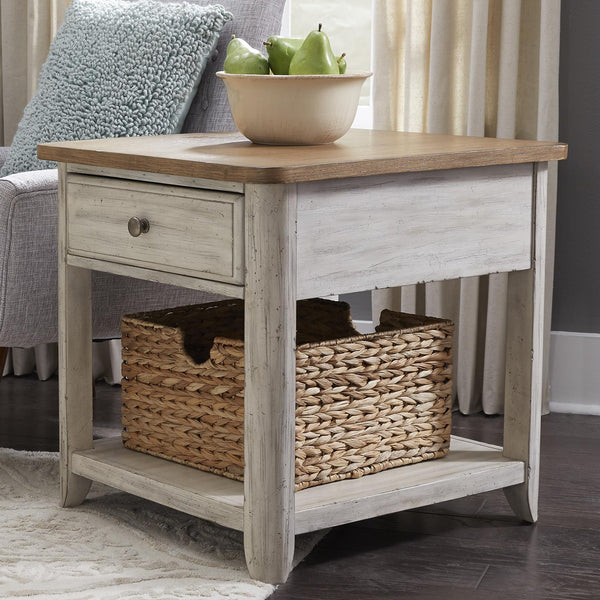  Liberty Furniture Industries Inc. Farmhouse Reimagined End Table 652-OT1020 IMAGE 1