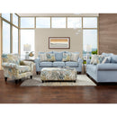 Fusion Furniture Fabric Queen Sofabed 1144 LABYRINTH SKY IMAGE 2